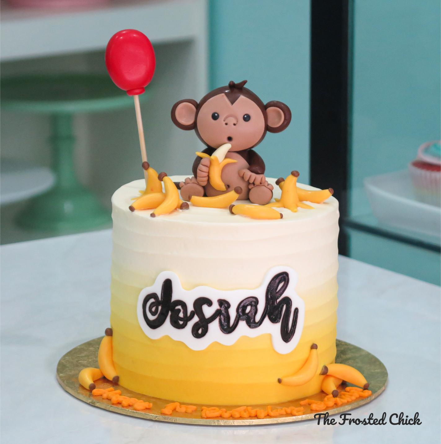 monkey ombre yellow